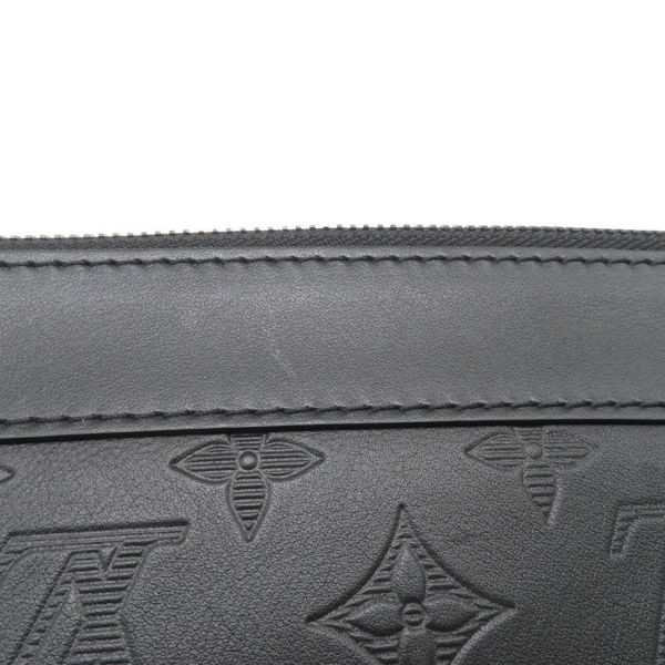 ルイヴィトン クラッチバッグ モノグラム・シャドウ ポシェット・トゥ・ゴー M81570 ブラック 黒