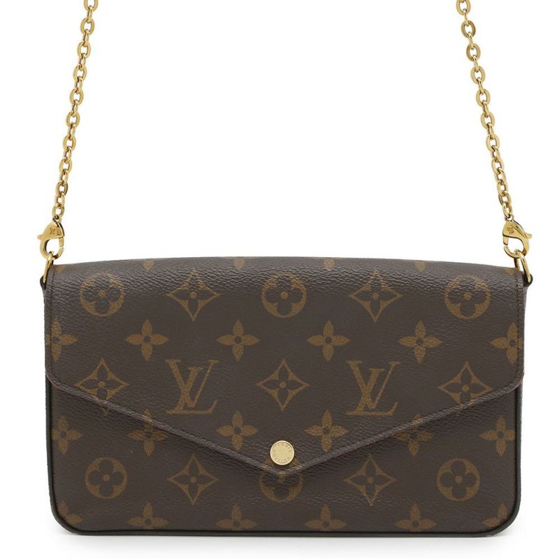 ルイヴィトン チェーンウォレット モノグラム ポシェット・フェリシー M81896 LOUIS VUITTON