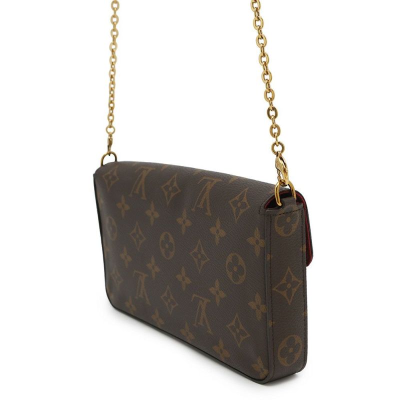 ルイヴィトン チェーンウォレット モノグラム ポシェット・フェリシー M81896 LOUIS VUITTON