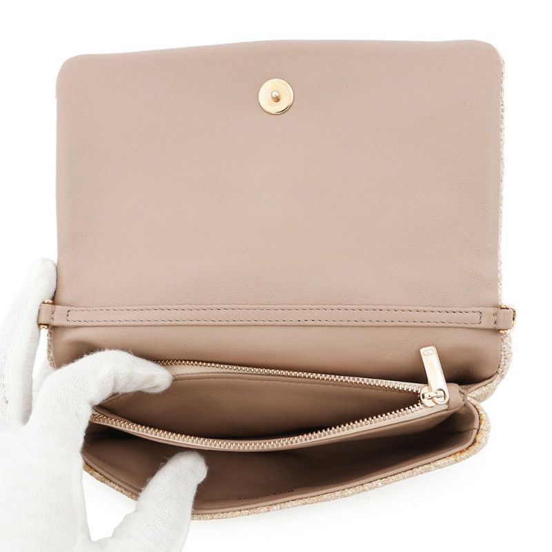 クリスチャン・ディオール チェーンショルダーバッグ カロ ツイード Christian Dior バッグ