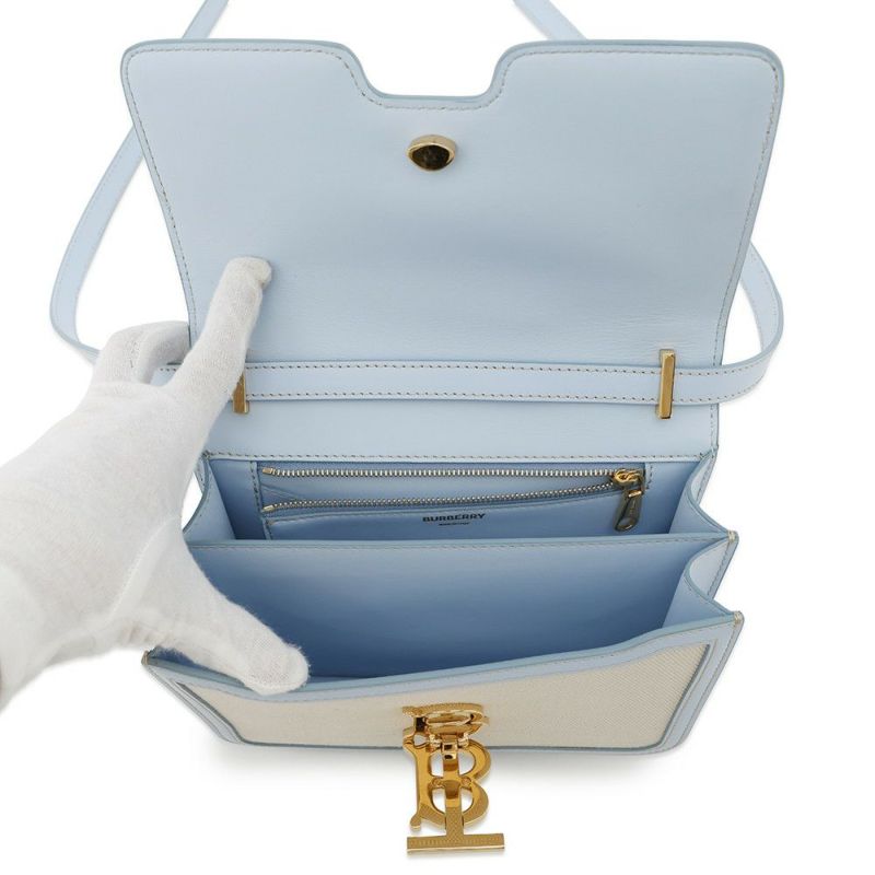 バーバリー ショルダーバッグ TBロゴ キャンバス BURBERRY バッグ