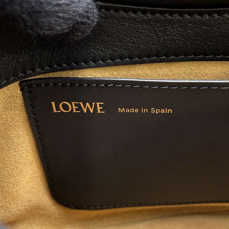 ロエベ ショルダーバッグ パセオ サッチェル A709Q89X01 LOEWE 2way 黒