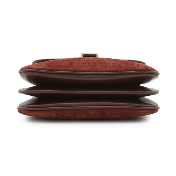 サンローランパリ ショルダーバッグ サッチェル モノグラム オールオーバー スモール スエード 568604 SAINT LAURENT PARIS