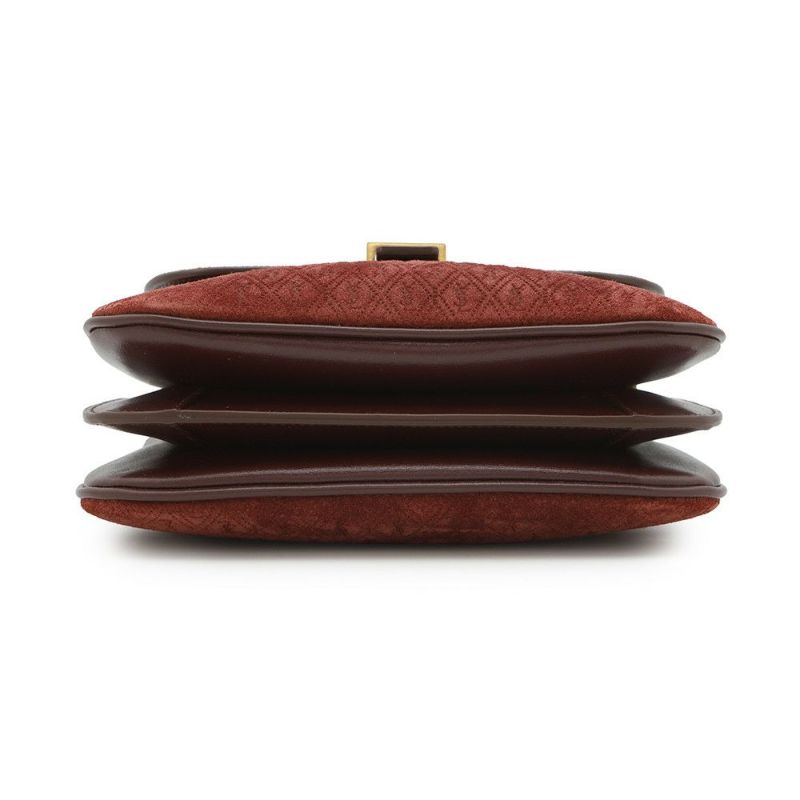 サンローランパリ ショルダーバッグ サッチェル モノグラム オールオーバー スモール スエード 568604 SAINT LAURENT PARIS