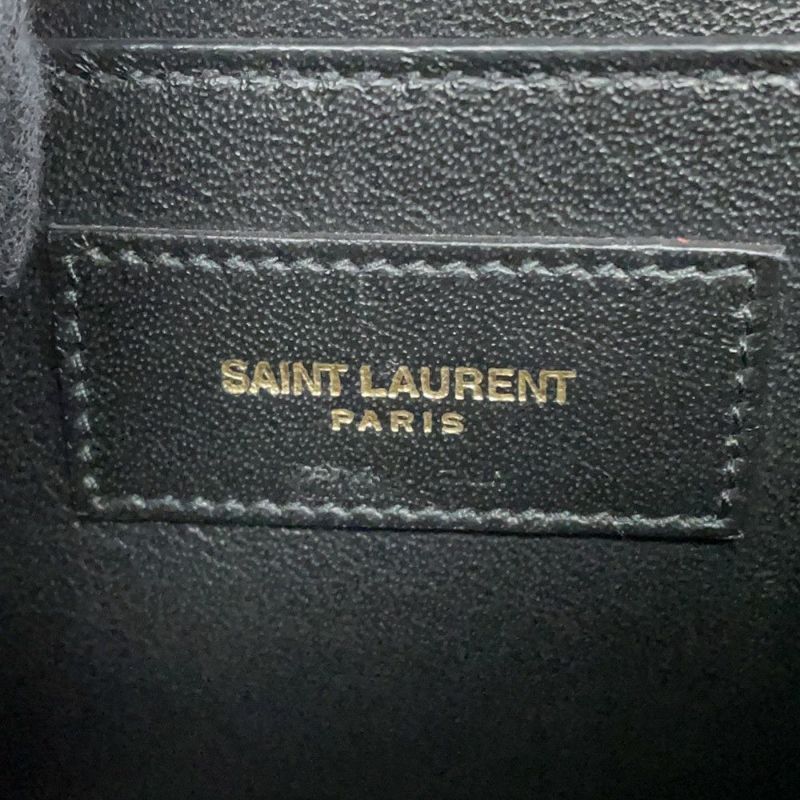 サンローランパリ ショルダーバッグ サッチェル モノグラム オールオーバー スモール スエード 568604 SAINT LAURENT PARIS