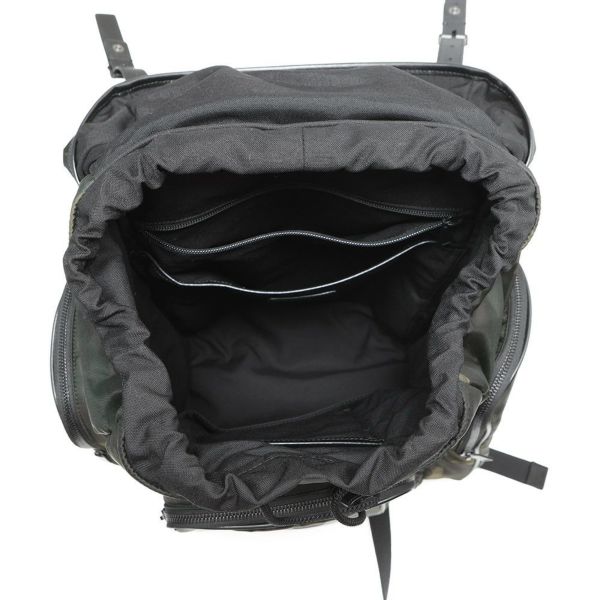 サンローランパリ バックパック HUNT カモフラージュ ナイロン 437110 リュックサック 黒