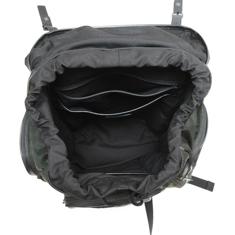 サンローランパリ バックパック HUNT カモフラージュ ナイロン 437110 リュックサック 黒