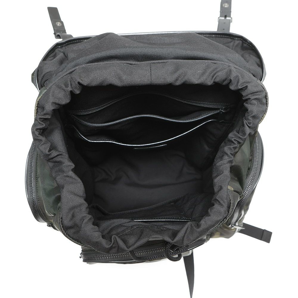 サンローランパリ バックパック HUNT カモフラージュ ナイロン 437110 リュックサック 黒