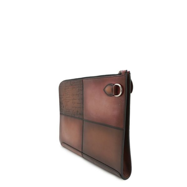 ベルルッティ クラッチバッグ カリグラフィ ニノTGM レザー  NINO_TGM_NEO Berluti セカンドバッグ アウトレット品