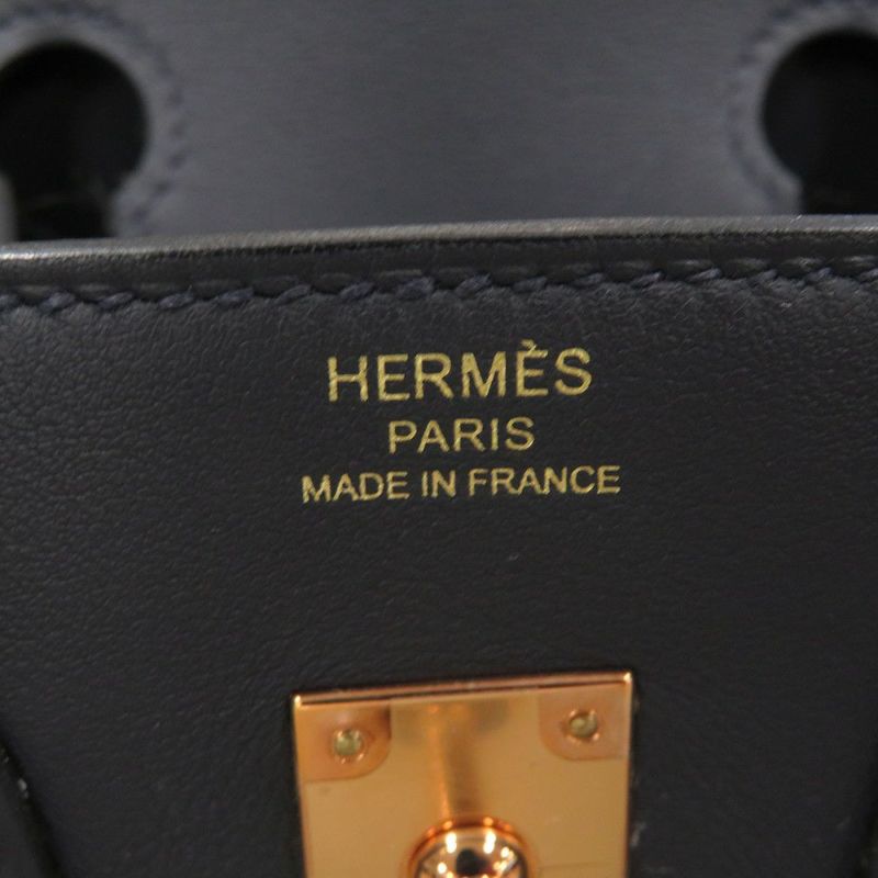 エルメス バーキン25 キャバン/ピンクゴールド金具 スイフト B刻印 HERMES Birkin ハンドバッグ