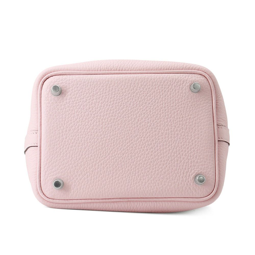 エルメス ハンドバッグ ピコタンロックPM ローズサクラ/シルバー金具 トリヨンクレマンス W刻印 HERMES トートバッグ