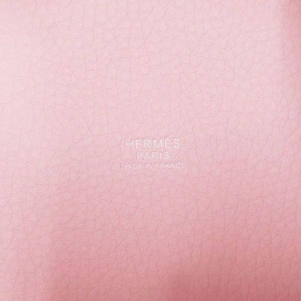 エルメス ハンドバッグ ピコタンロックPM ローズサクラ/シルバー金具 トリヨンクレマンス W刻印 HERMES トートバッグ