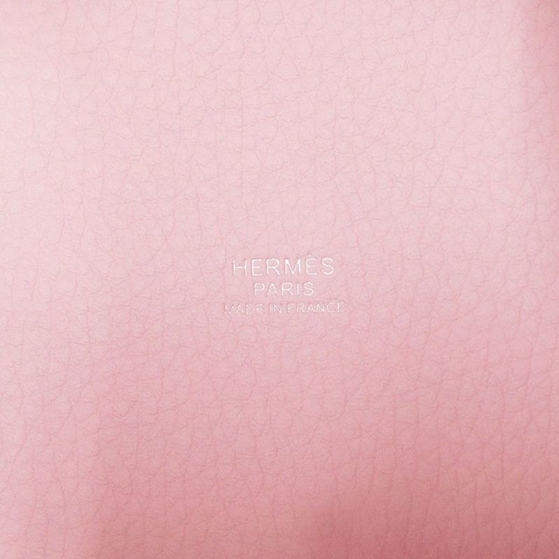 エルメス ハンドバッグ ピコタンロックPM ローズサクラ/シルバー金具 トリヨンクレマンス W刻印 HERMES トートバッグ