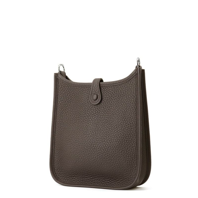 エルメス ショルダーバッグ エブリンTPM アマゾン コルダージュ 111cm プルノワール/シルバー金具 トリヨンクレマンス W刻印 HERMES