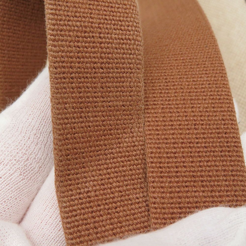 エルメス ショルダーバッグ ヴェスパPM ゴールド/ゴールド金具 トワルアッシュ/レザー □B刻印