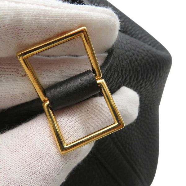 エルメス ハンドバッグ ピコタンロックPM タッチ ブラック/ゴールド金具 トリヨンクレマンス/アリゲーターマット U刻印 黒