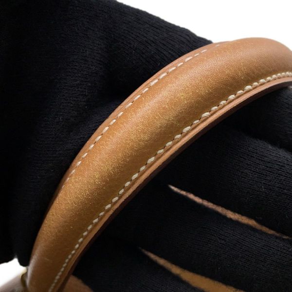 エルメス ハンドバッグ ミニケリー20 外縫い ナチュラル/ゴールド金具 クシュベル 〇S刻印 2wayショルダー