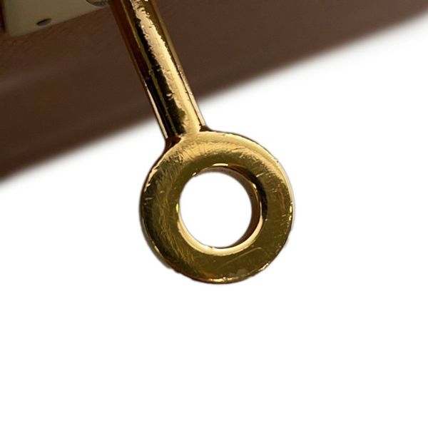 エルメス ハンドバッグ ミニケリー20 外縫い ナチュラル/ゴールド金具 クシュベル 〇S刻印 2wayショルダー