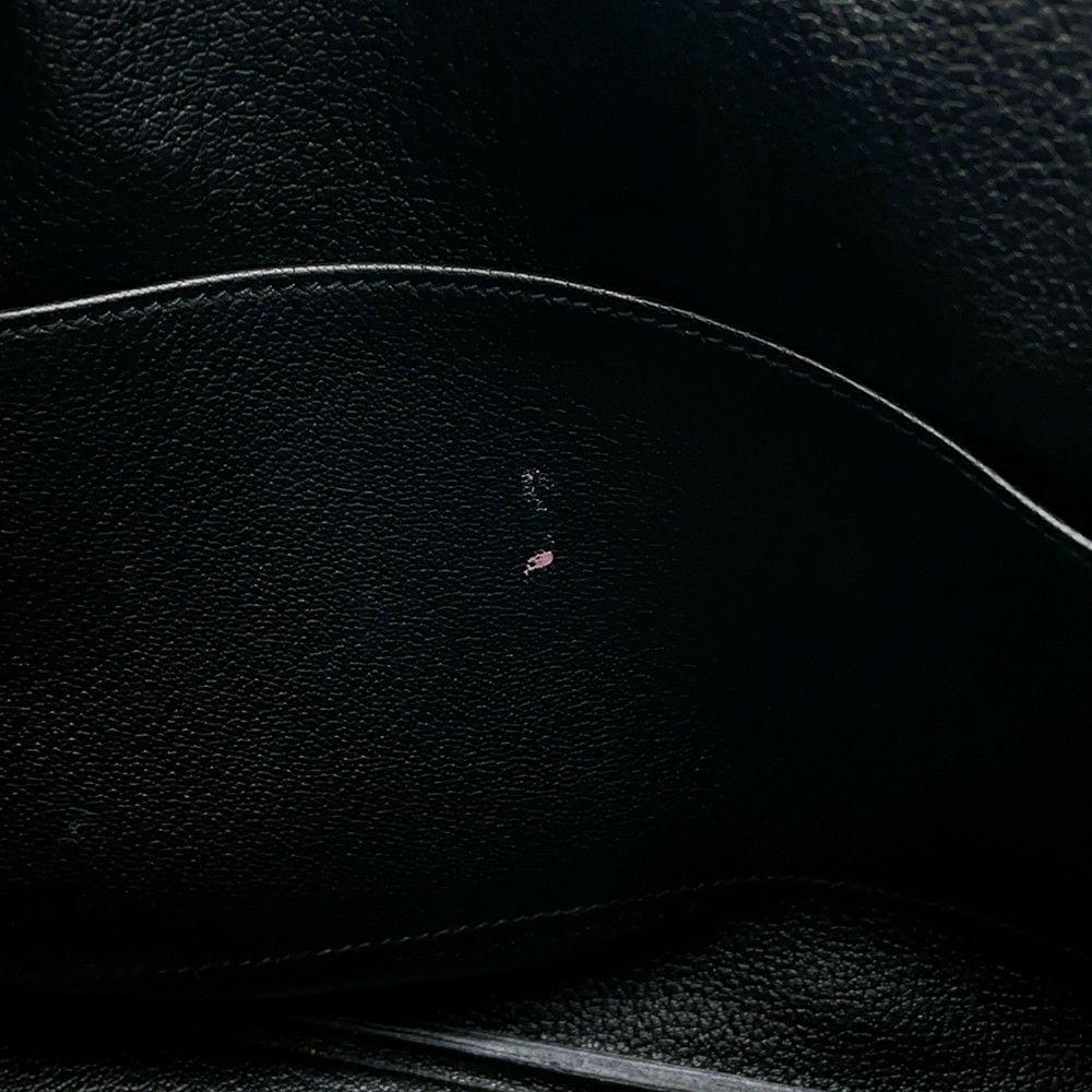 エルメス バーキン30 ブラック/シルバー金具 エプソン □K刻印 HERMES Birkin ハンドバッグ 黒