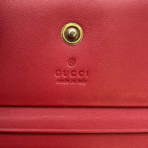 グッチ カードケース グッチシマ シグネチャー チェリー 476050 GUCCI 財布 レッド