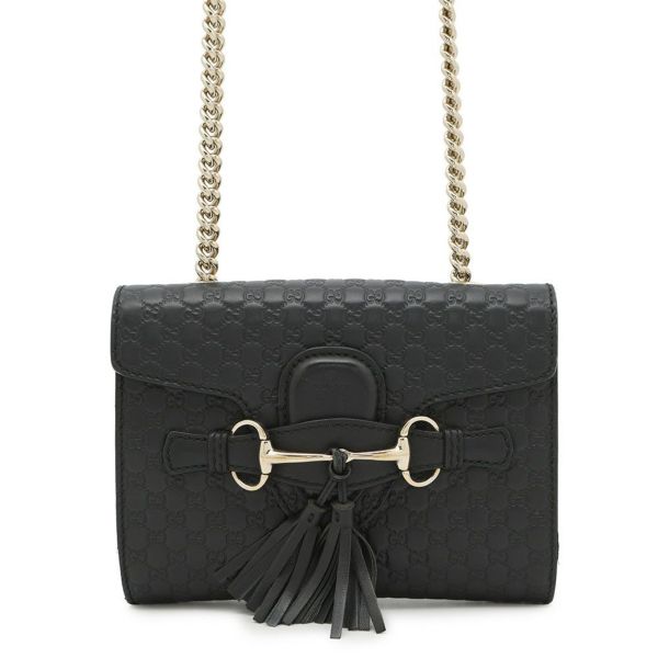 グッチ GUCCI エミリー チェーン ショルダーバッグ グッチシマ レザー グッチ チェーンショルダーバッグ EMILY エミリー マイクロ