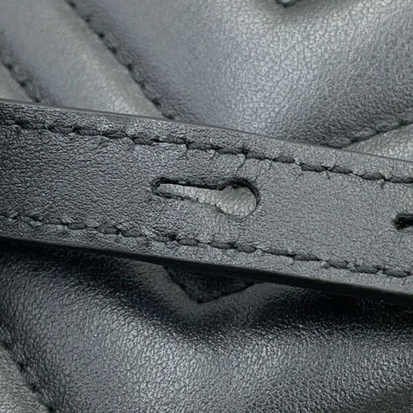 グッチ ハンドバッグ GGマーモント キルティング ミニ レザー 696123 GUCCI 2way 黒