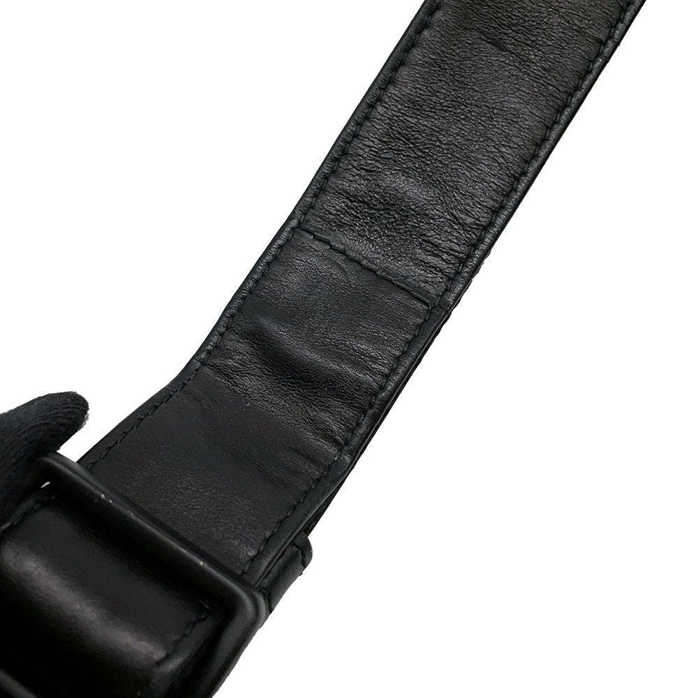 ボッテガヴェネタ ショルダーバッグ イントレチャート レザー BOTTEGA VENETA バッグ 黒