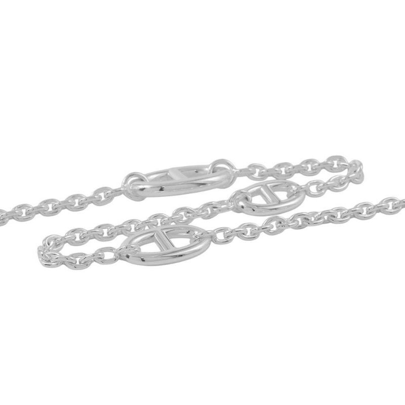 エルメス ネックレス シェーヌダンクル ファランドール SV925シルバー サイズ160 HERMES ロングネックレス ジュエリー