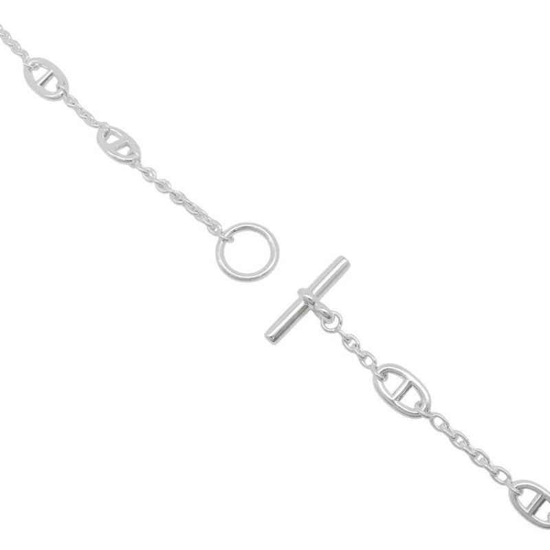 エルメス ネックレス シェーヌダンクル ファランドール SV925シルバー サイズ160 HERMES ロングネックレス ジュエリー