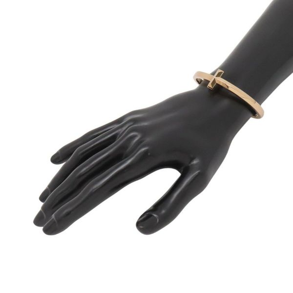 ティファニー ブレスレット Tワン ナロー ヒンジ バングル ラージサイズ K18PGピンクーゴールド 67794303 ローズゴールド