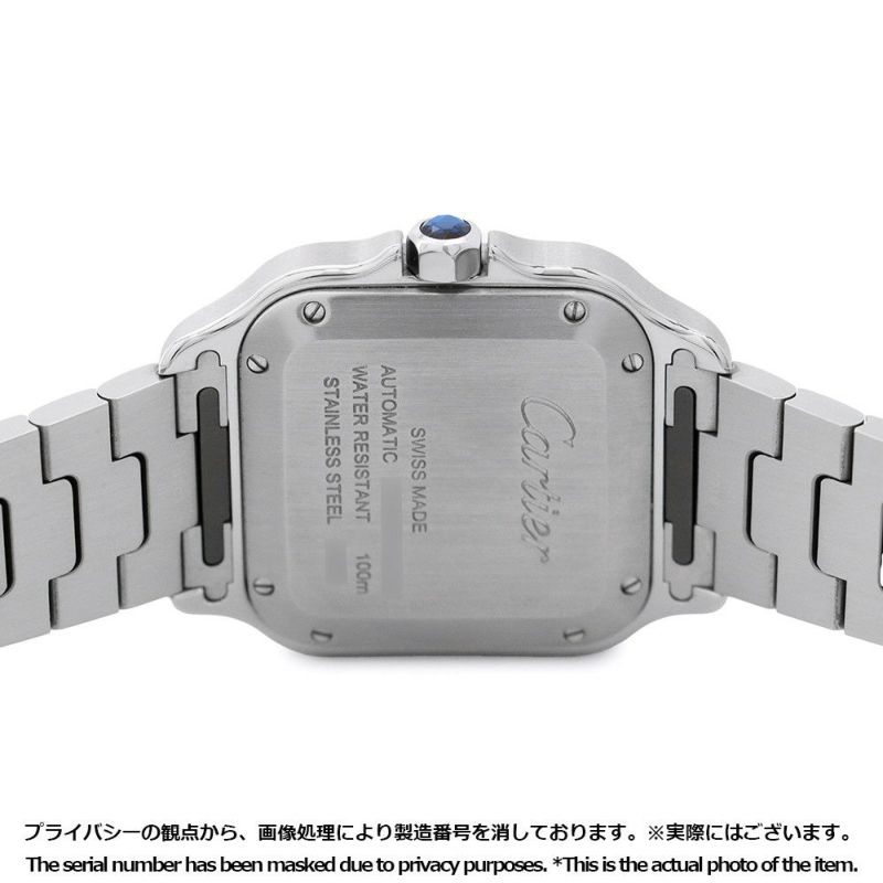 カルティエ サントス ドゥ カルティエ MM WSSA0029 Cartier 腕時計 シルバー文字盤