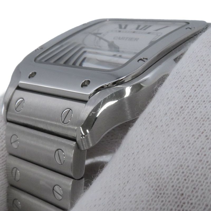 カルティエ サントス ドゥ カルティエ MM WSSA0029 Cartier 腕時計 シルバー文字盤
