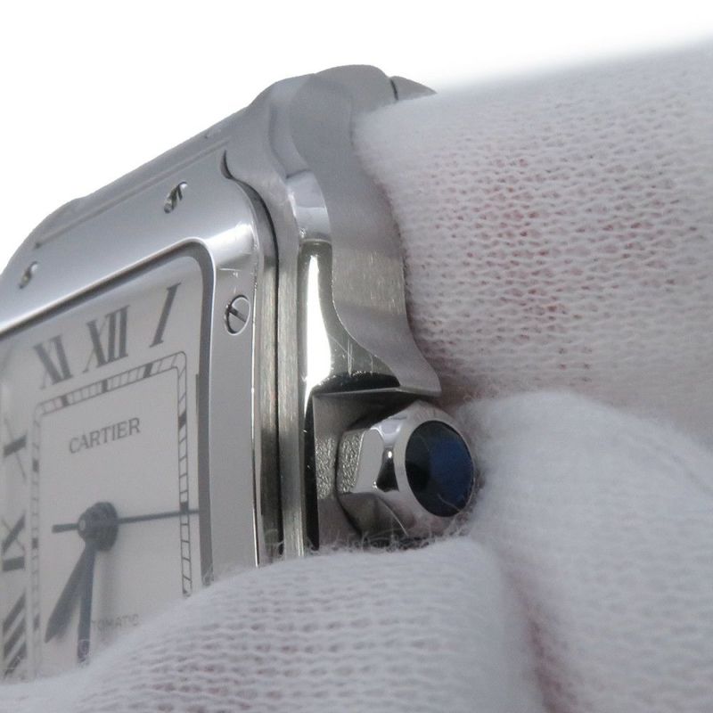 カルティエ サントス ドゥ カルティエ MM WSSA0029 Cartier 腕時計 シルバー文字盤