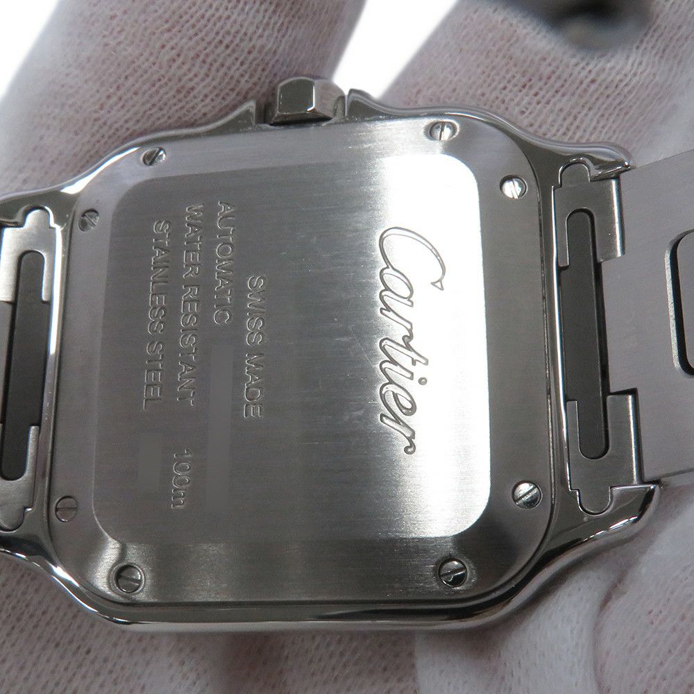カルティエ サントス ドゥ カルティエ MM WSSA0029 Cartier 腕時計 シルバー文字盤