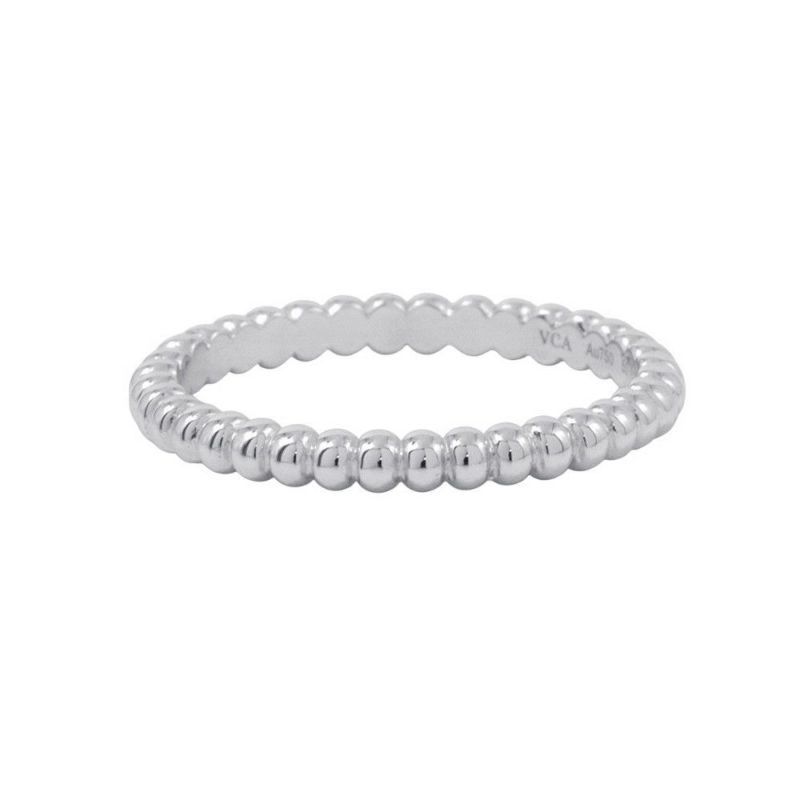 ヴァンクリーフ&アーペル リング ペルレ ゴールドパール スモール K18WGホワイトゴールド サイズ50 VCARPJME50/VCARPJME00 指輪