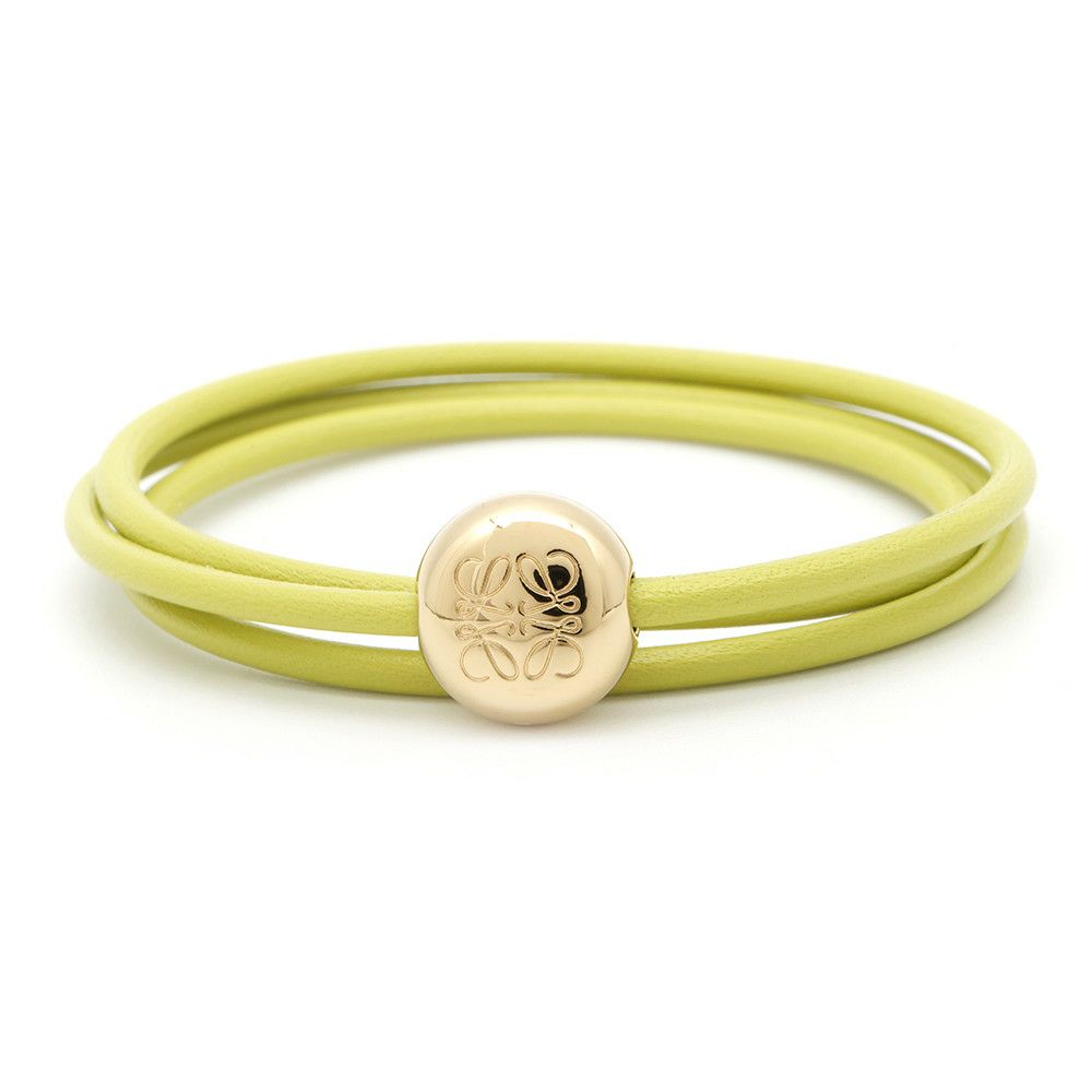 ロエベ ブレスレット ペブル レザー サイズS J242240X58 LOEWE  