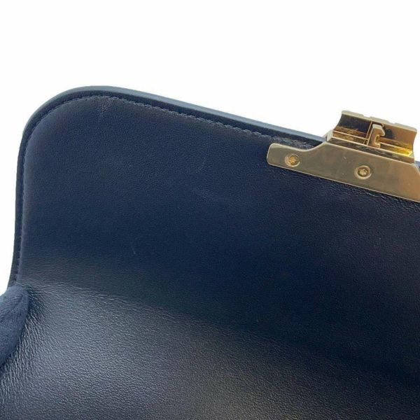 セリーヌ ショルダーバッグ トリオンフ ミディアム レザー 187363 CELINE バッグ 黒