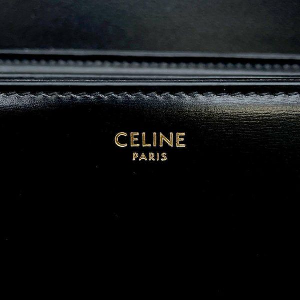 セリーヌ ショルダーバッグ トリオンフ ミディアム レザー 187363 CELINE バッグ 黒