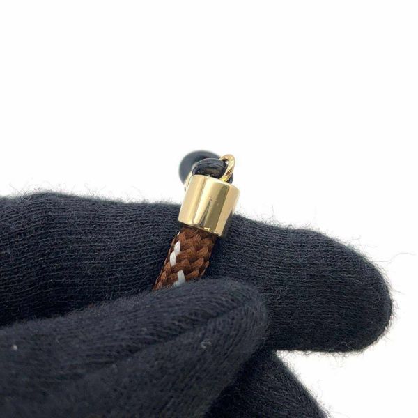 ミュウミュウ グラスコード キャンバス レザー Miu Miu メガネ