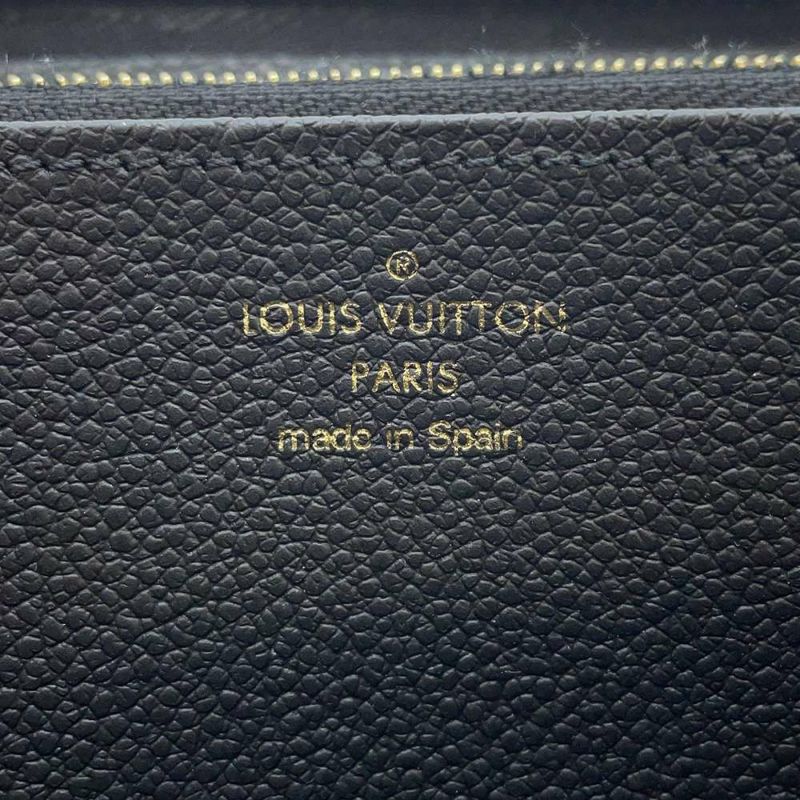 ルイヴィトン 長財布 モノグラム・アンプラント ジッピーウォレット M82649 LOUIS VUITTON 黒