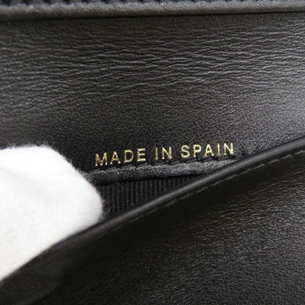 シャネル 三つ折り財布 マトラッセ ココマーク スモール フラップ キャビアスキン/ラインストーン AP3518 CHANEL 黒