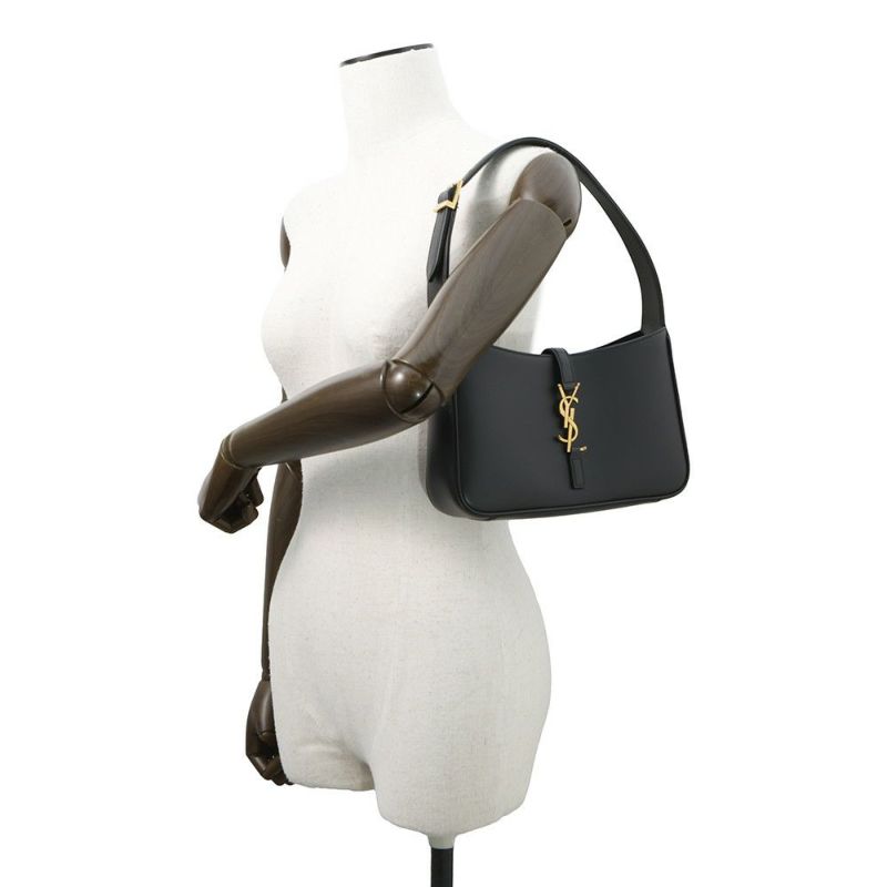 サンローランパリ ハンドバッグ ル・サンカセット スムースレザー 657228 SAINT LAURENT PARIS 黒