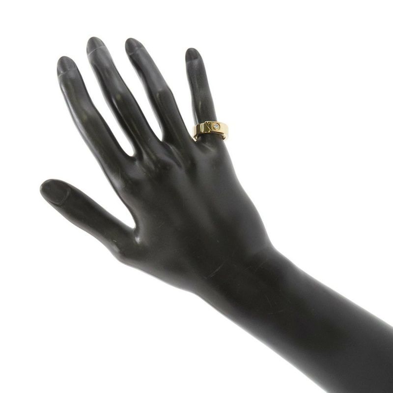 カルティエ リング アニバーサリー リング ダイヤモンド 1P K18YGイエローゴールド リングサイズ48 Cartier 指輪