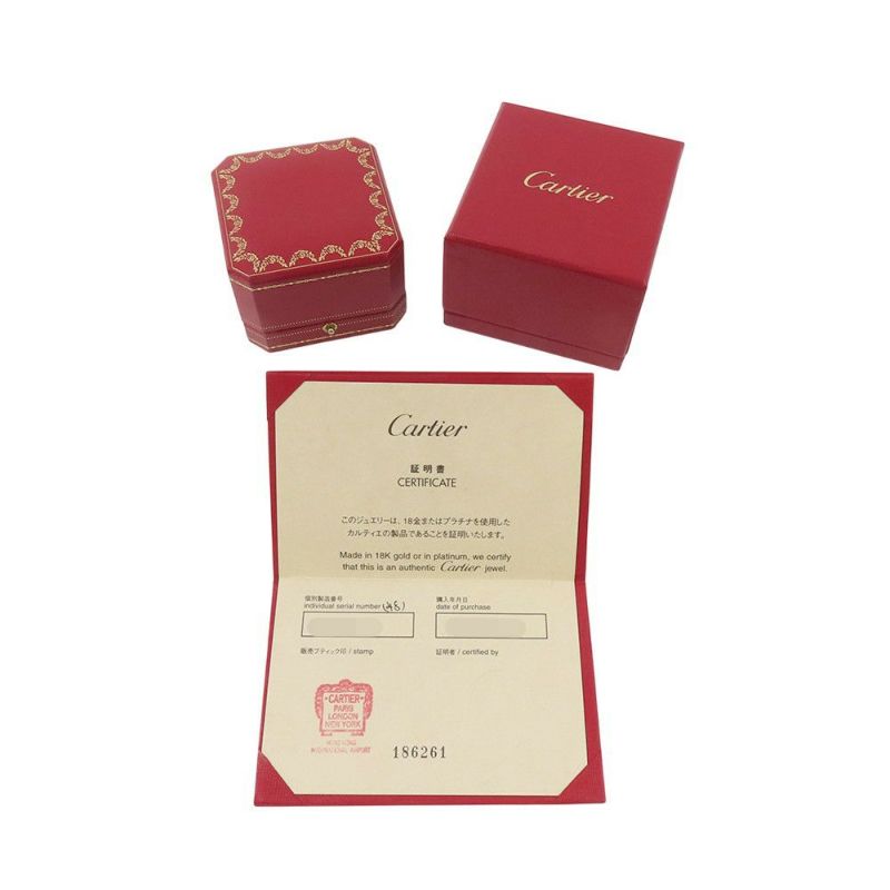 カルティエ リング アニバーサリー リング ダイヤモンド 1P K18YGイエローゴールド リングサイズ48 Cartier 指輪