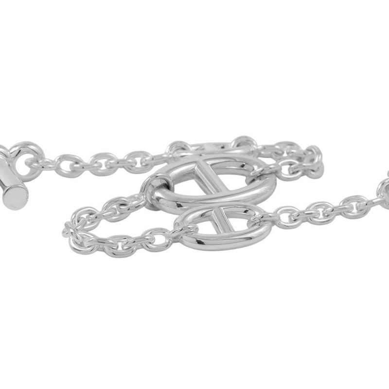 エルメス ブレスレット シェーヌダンクル ファランドール SV925シルバー サイズLG HERMES ジュエリー