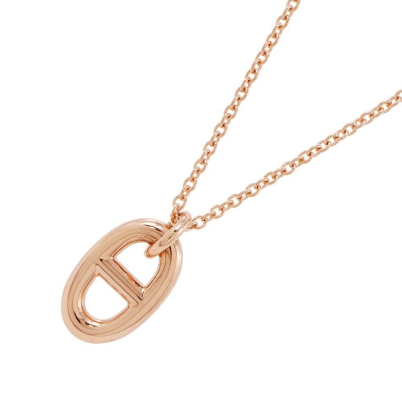 エルメス ネックレス シェーヌダンクル ファランドール PM K18PGピンクゴールド HERMES ロングネックレス ジュエリー