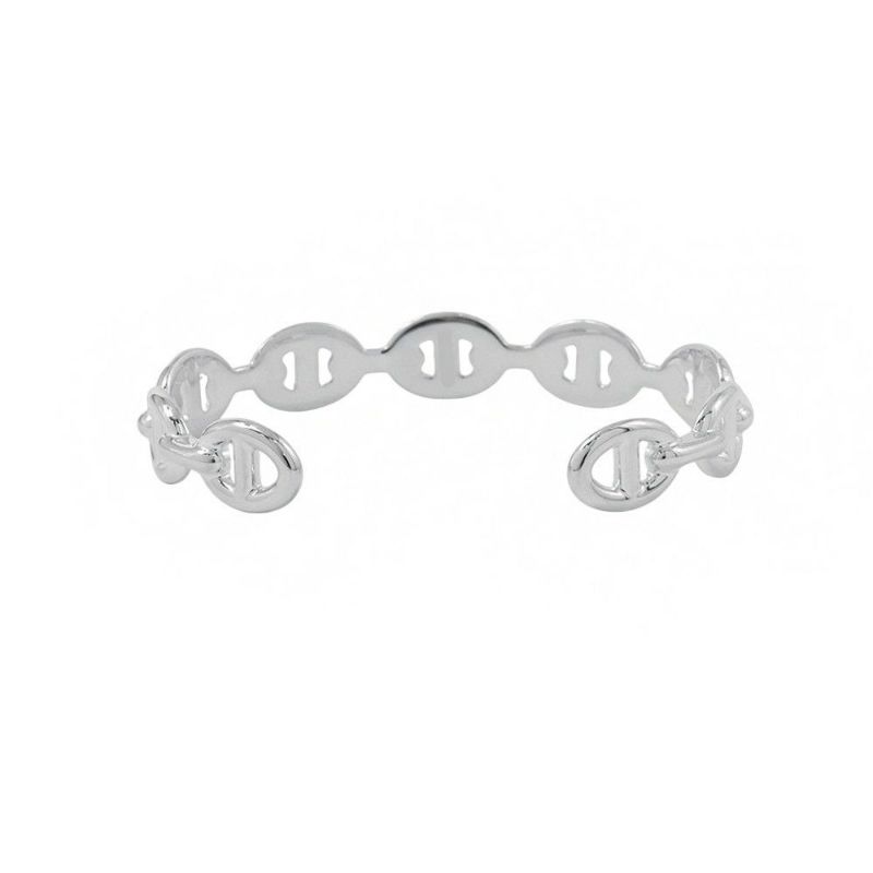 エルメス ブレスレット シェーヌダンクル アンシェネ バングル SV925シルバー サイズSH HERMES バングル