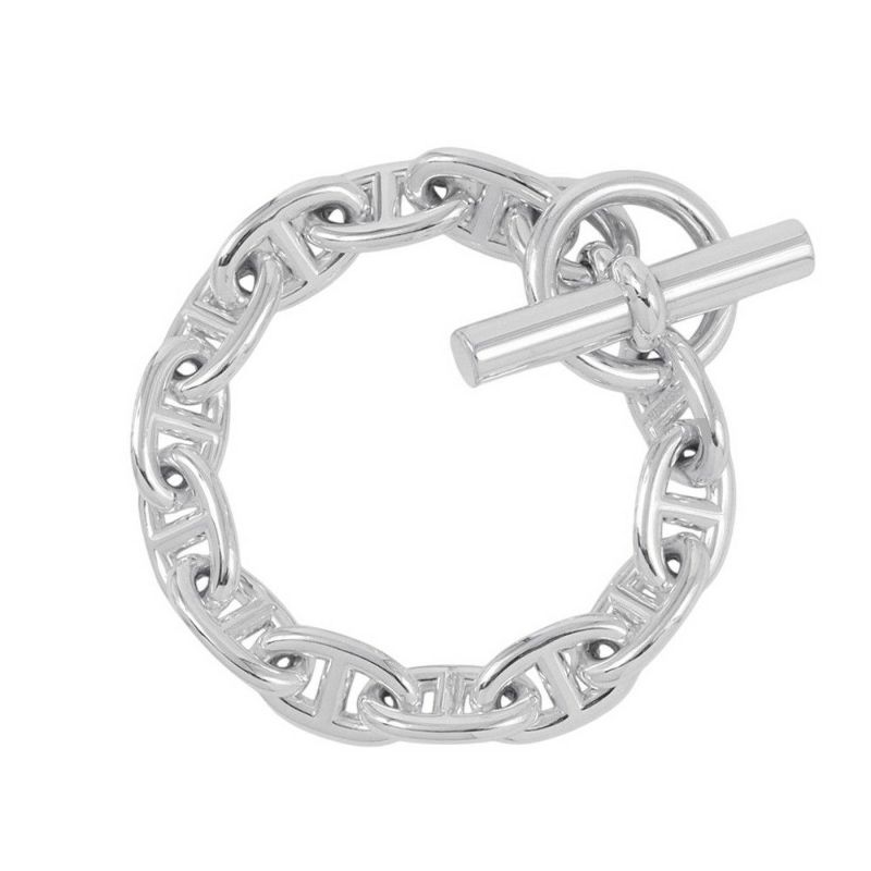 エルメス ブレスレット シェーヌダンクルMM 13コマ SV925シルバー HERMES ジュエリー