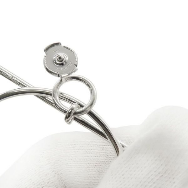 エルメス ピアス ループMM Loop SV925シルバー HERMES フープ ジュエリー アクセサリー