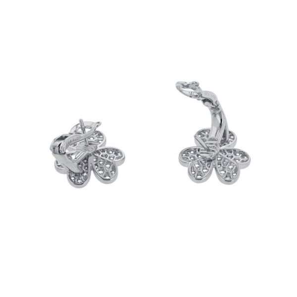 ヴァンクリーフ&アーペル ピアス フリヴォル イヤリング スモールモデル ダイヤモンド 86P 1.61ct K18WGホワイトゴールド VCARB65800